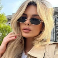 משקפי שמש קטנים מרובעים לנשים