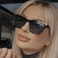 משקפי שמש עדשות טרפז לנשים